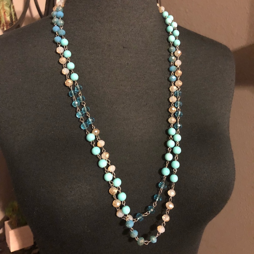 Bead Necklace & Earring Set